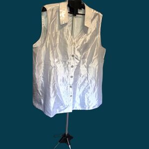 Added Dimensions For Catherines Plus Size 4X 30/32W White Sequins Party Career